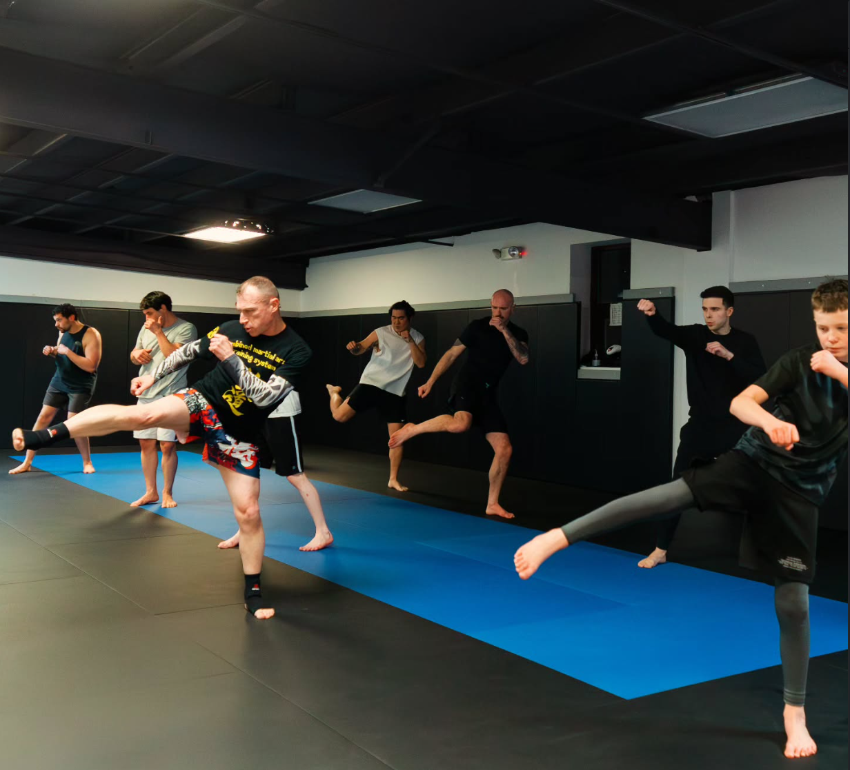 Kickboxing and striking class