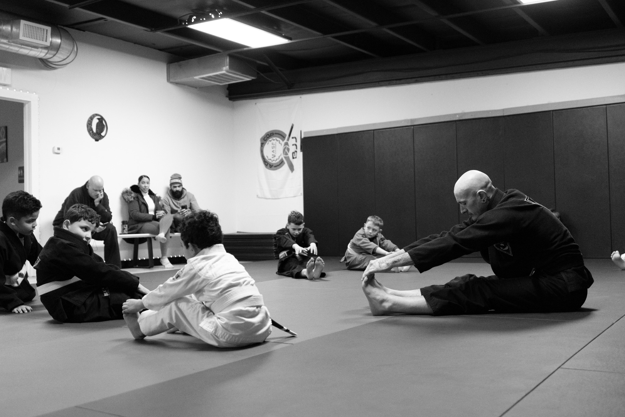 Kids Jiu Jitsu training