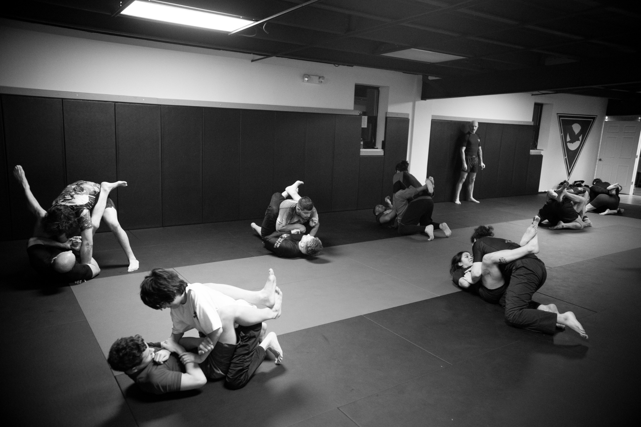 Adult Brazilian Jiu Jitsu training